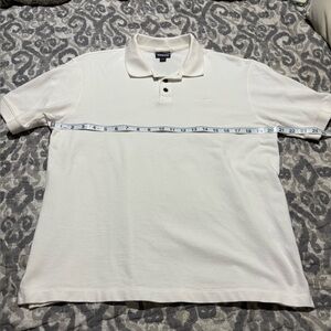 Patagonia Men’s White Polo Size Medium
